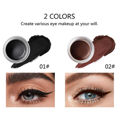 Blushimmer waterproof eyebrow pomade and gel eyeliner cream in 4.5g container, long-lasting formula with a smooth, creamy texture