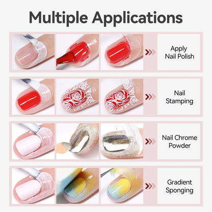 Blushimmer Born Pretty 15ml peel-off nail latex tape gel polish with quick-dry, anti-freezing formula and finger protector tool.
