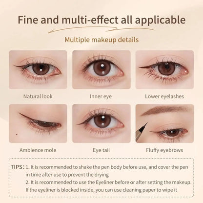 Blushimmer Judydoll liquid eyeliner with ultra-fine tip, waterproof, smudge-proof, long-lasting, smooth application, with strong fibers
