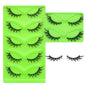 DINGSEN Blushimmer 5 pairs of fluffy, wispy cat eye mink strip eyelashes, natural long false eyelashes for a subtle, elegant look.