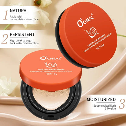 Blushimmer OCHEAL whitening BB cream foundation for face makeup, air cushion concealer and facial beauty product.
