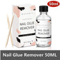 Blushimmer Nail Glue Remover for false nails, easy-to-use glue off solution for press-on nails and fake nail adhesives.