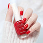 Blushimmer 10ml water-based semi-permanent nail polish bottle in a clear container with color swatches, quick-drying and tearable formula.