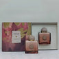 Womens floral perfume with violet, lilac, peony, rose, and soft musk notes in a 100ml elegant bottle by Blushimmer
