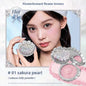 Blushimmer Flower Knows Blusher Butterfly Cloud Collar Collection duo blush box for dark skin with peach matte finish on cheeks