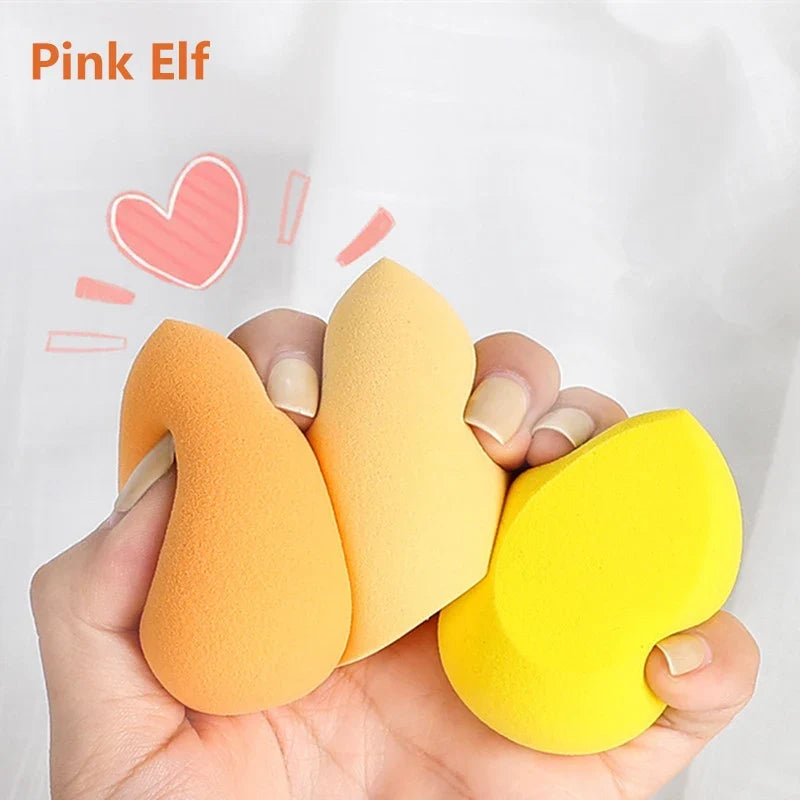 Set of 1, 4, or 8 Blushimmer makeup sponge blenders with soft, cosmetic beauty eggs for foundation and powder application.