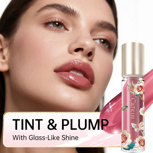 Blushimmer Catkin Lip Essence Lip Gloss in water-gloss finish, moisturizing Dudu lip lotion with 3.5g container.