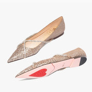 luxury women's shoes shoes woman 2024 trend Star style Comfortable Pointed Toe Shoe Backless Loafers Fashion Party Low Heel Girl