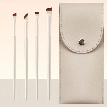 Blushimmer eye makeup brush set including detail, eyebrow, crease, and shader brushes for professional and beginner use.