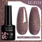 Colorful LilYCute 7ml gel nail polish bottle from Blushimmer with semi-permanent, long-lasting UV gel varnish for nail art.
