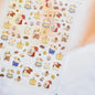 Brown kawaii bear nail art sticker by Blushimmer, self-adhesive 5D Japanese cartoon animal decal for DIY nail decoration.