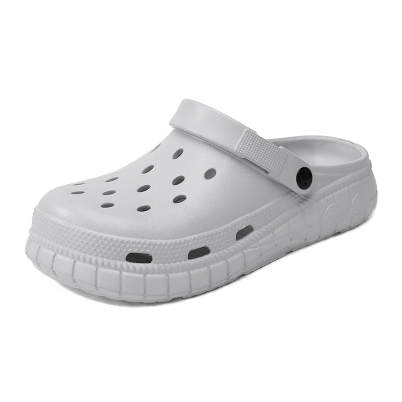 Summer Vacation Style Sandals Men Women Large Size Lightweight Soft Sole Comfort Footwear Men's Women's Slippers