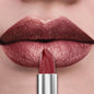 Blushimmer 21-color metallic lipstick and lip tint with glitter and pearlescent finish, long-lasting matte lip makeup.