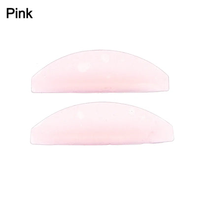 Pair of silicone eyelash perm pads from Blushimmer, 3D lash rods and shields for lifting and curling eyelashes.