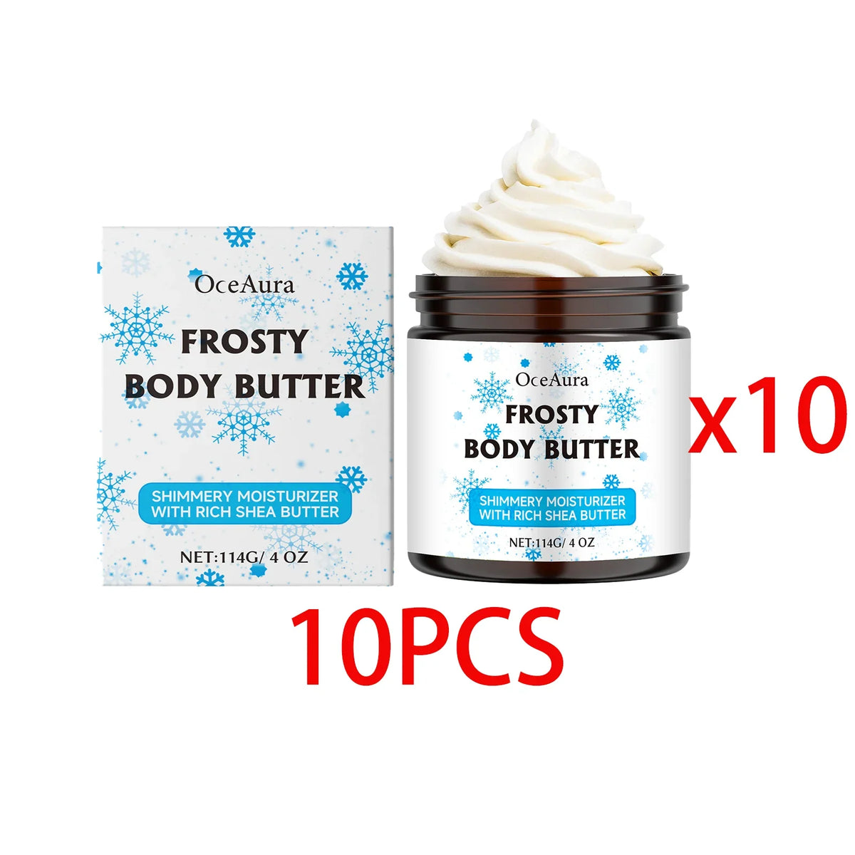 Shea Butter Body Cream Ultra-Hydrating Daily Nourish Skin Lasting Moisturizer Reduce Dryness Soft Body Skin Cream Easy To Absorb