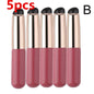 Blushimmer silicone lip brush with cover cap, round head concealer brush, soft, flexible, like fingertips, ideal for lipstick application