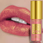 Blushimmer 14-color glitter metallic lip gloss set with shiny, waterproof liquid lipsticks and lip oils in vibrant shades.