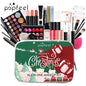 Blushimmer POPFEEL Christmas makeup set with eyeshadow, foundation, and lipstick for holiday and everyday glam looks.