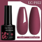 Colorful LilYCUTE gel nail polish bottle by Blushimmer, 7ml, showing vibrant semi-permanent nail art UV gel varnish.