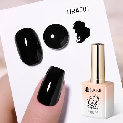 Blushimmer UR Sugar 15ml translucent white jelly gel polish for semi-permanent UV nail art and soak-off gel varnish.