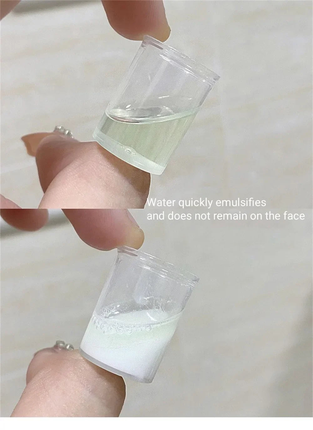 Blushimmer cleansing oil with camellia extract, portable facial cleanser and makeup remover, 10/30 pcs, deep gentle skincare product.
