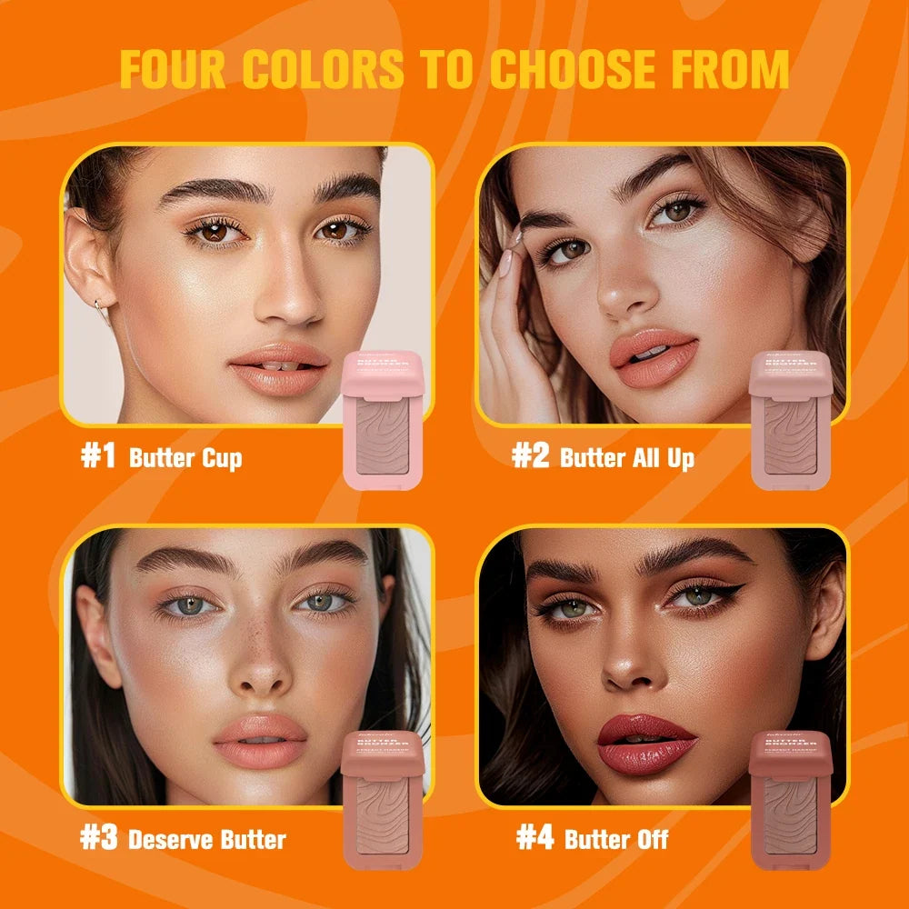 Blushimmer bronzer makeup contour sticks for face, matte shading palette with bronzers and illuminators, cosmetic contouring product