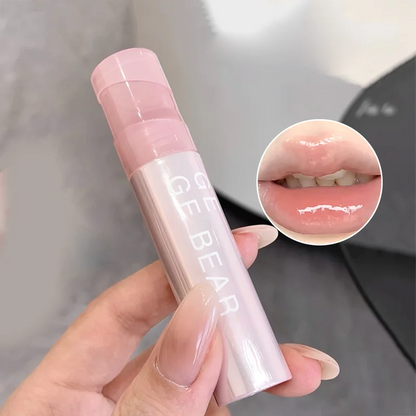 Blushimmer Gege Bear Water Gel Lip Gloss with hydrating formula, clear shine, long-lasting color, and natural finish.