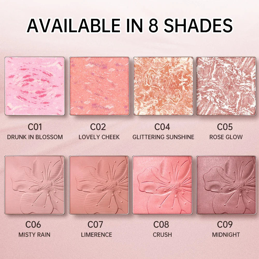 Blushimmer Catkin Eternal Love Rosy Cranes blush compact with floral-inspired design, long-lasting natural blush for a radiant look