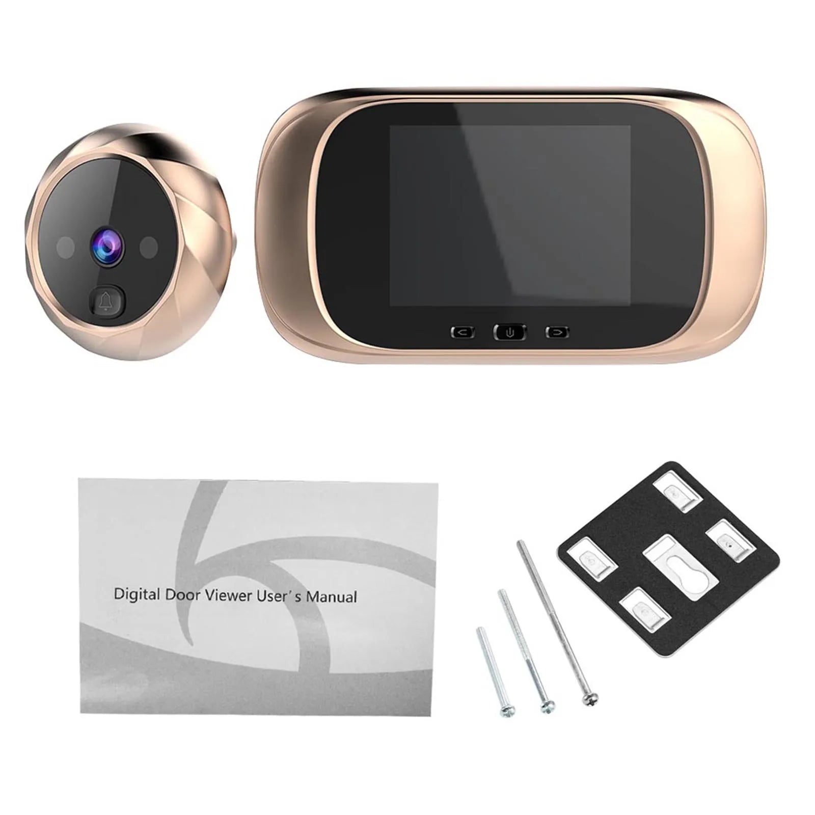 2.8-inch Night Vision Photo Shooting Digital Door Monitoring Digital Door Viewer Peephole Door Camera Doorbell for Home Security