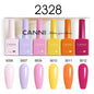 Blushimmer CANNI Nail Gel Polish Kit with 6 jade and nude pink gel bottles, HEMA free, ideal for French and natural nail designs