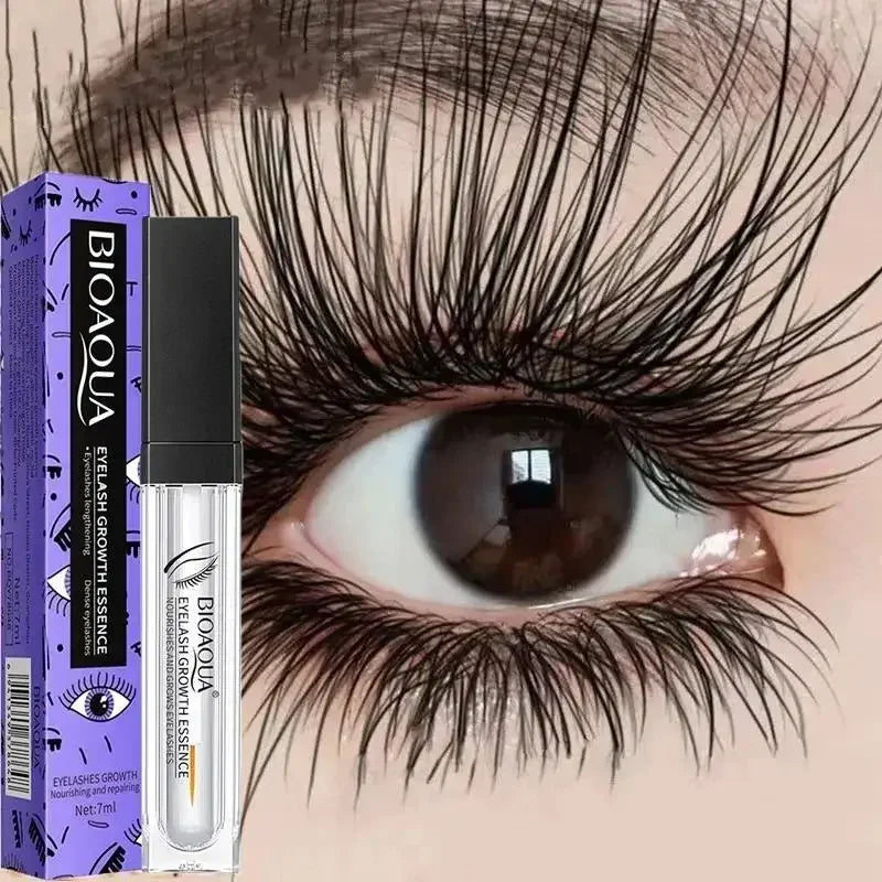 Blushimmer 7-day eyelash and eyebrow growth serum bottle with applicator for thickening and strengthening lashes and brows.