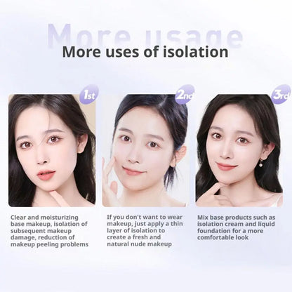 Blushimmer oil control makeup primer with pore-blurring, brightening, and moisturizing properties for smooth pre-makeup skin.