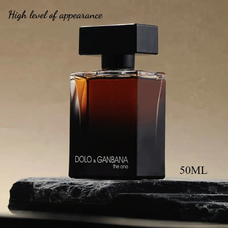 Blushimmer men's perfume bottle, 50ML, with woody notes and natural scent, designed for long-lasting attraction and dating appeal.