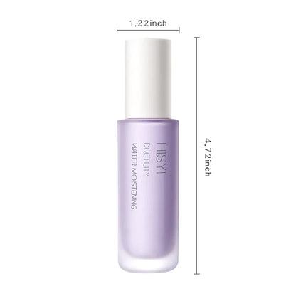 Blushimmer three-color facial primer with moisturizing, brightening, and skin tone correcting properties in a compact palette.