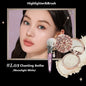Blushimmer Little Angel Collection face powder palette with highlighter, contour, and relief shades in 8g compact, makeup palette.