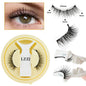 Blushimmer magnetic 3D mink false eyelashes set with handmade natural long lashes and tweezers for makeup application