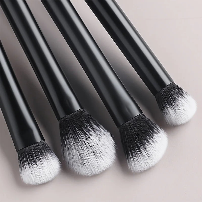 8pcs Pro Easy to Clean, Makeup Brush Set - Soft, Premium Synthetic Hair, Cruelty-Free, Foundation, Blush, Eyeshadow