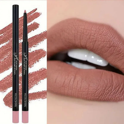 Blushimmer nude matte lip liner pencil for long-lasting, waterproof lipstick and lip makeup with a smooth, non-stick finish.