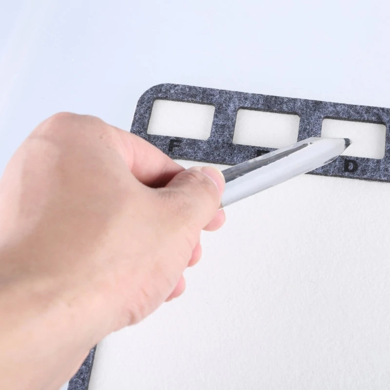 Handcraft Beading Mat Set 2Pcs Study Felted Jewelry Making Boards Accessory with Alphabetical Bead Sorting Supplies