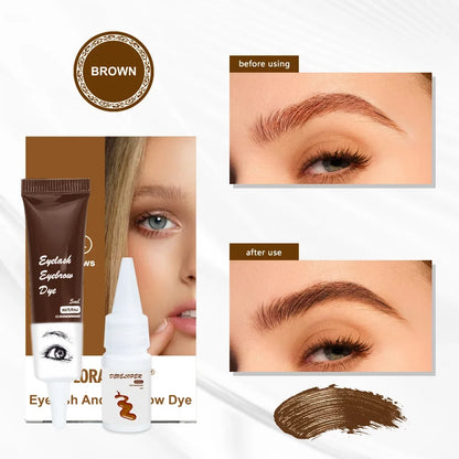 Professional Eyelash and Eyebrow Tint Kit - 50ml Waterproof Dye