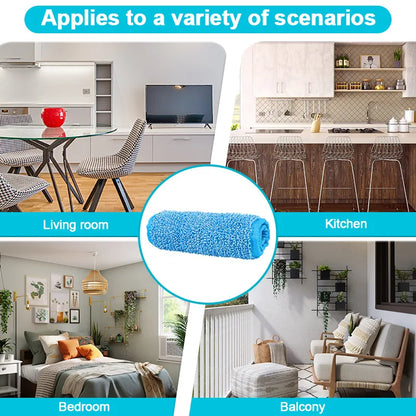 1/2PCS Mop Pad for Swiffer Sweeper Microfiber Floor Washable Reusable Mop Cloths Wet and Dry Flip Mop Cleaning Tools