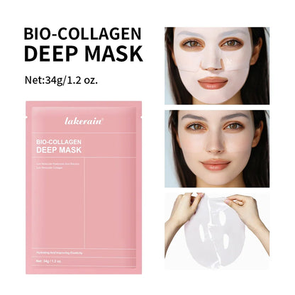Korean Deep Collagen Mask Peel Off Mask Face Anti Wrinkle Lifting  Skin Care Masks Bio Pack Night Wrapping Woman Overnight Skin