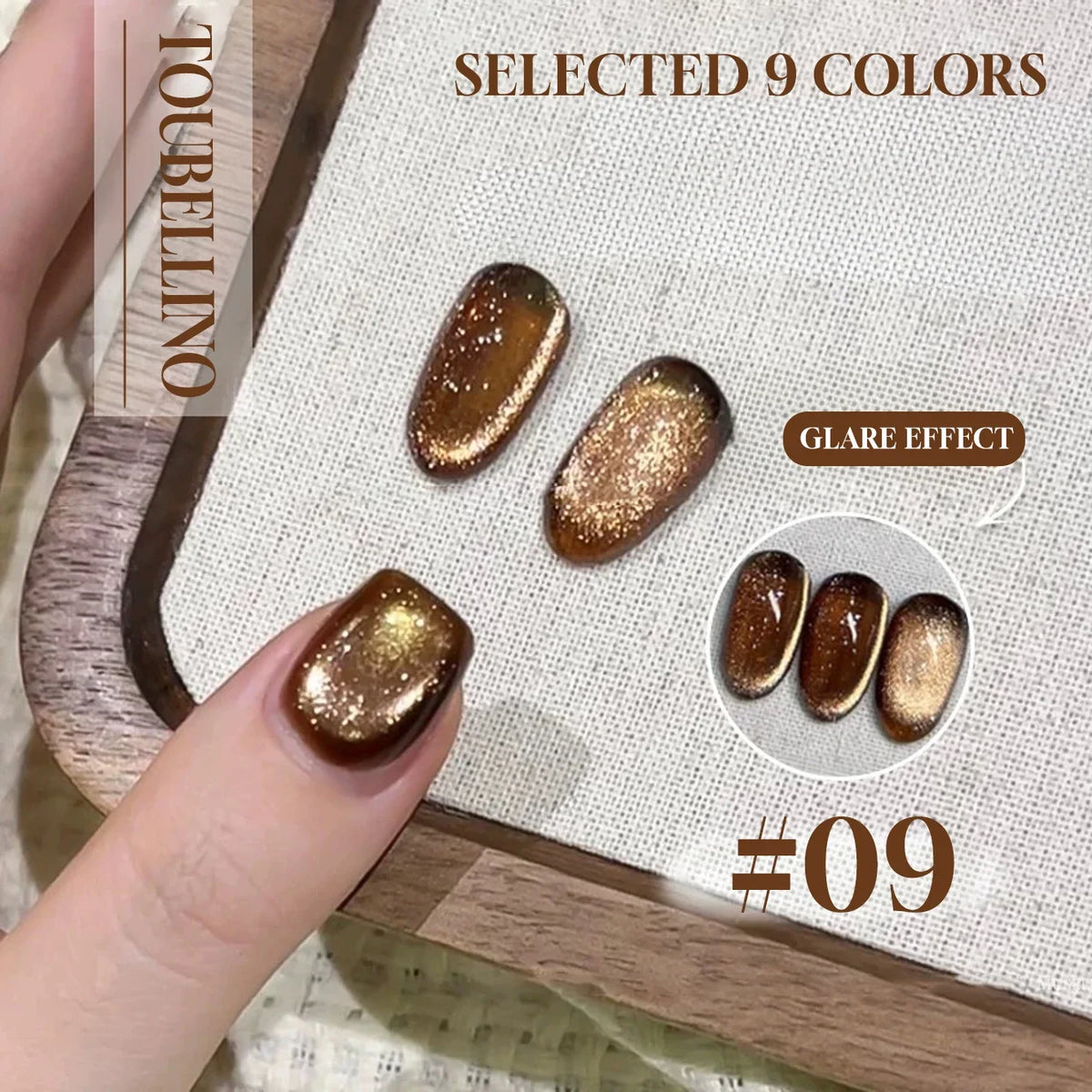 Blushimmer MIANEL 12ml Emperor Green Cat Eye Gel Nail Polish for whitening green nails, ideal for salons and nail supplies