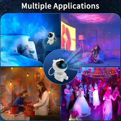 Astronaut LED Star Projector Night Lights Galaxy Projectors with Remote Control Lamp for Bedroom Decor Kids Gift Starry Sky Lamp