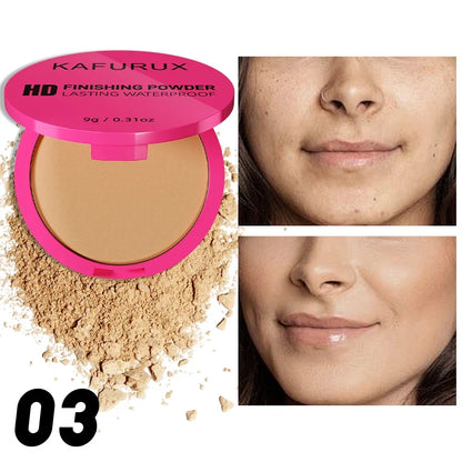 Blushimmer 4-color oil control matte face powder with full coverage pressed powder for long-lasting flawless makeup.
