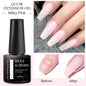 Milky White Nail Extension Gel Clear Nude Building UV Gel For Nails Finger Extensions Form Tips French Nails Manicure Nail Art
