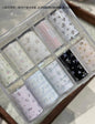 Blushimmer 10-rolls plaid and star nail foil transfer paper set for nail art, manicure decals, and nail decoration.