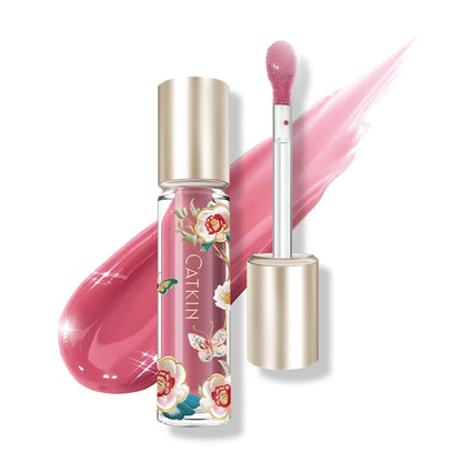 Blushimmer CATKIN Lip Essence lipstick and lip gloss with mirror water gloss finish, moisturizing lip lotion in 3.5g container