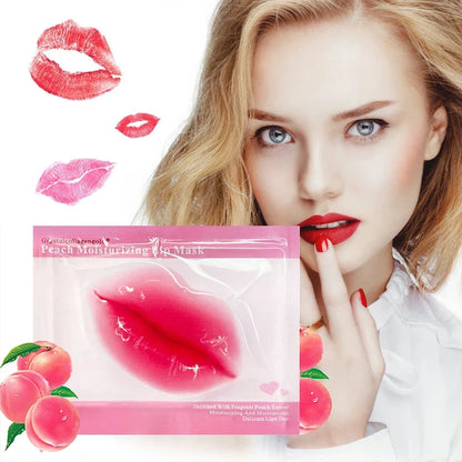 Set of 30 Blushimmer collagen crystal lip mask gel patches for moisturizing, hydrating, and plumping lips.