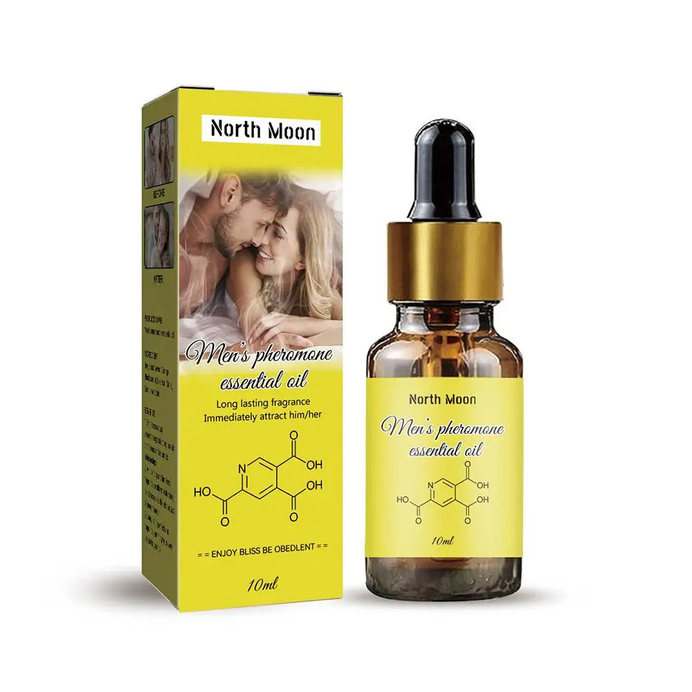 Blushimmer men's pheromone essential oil perfume bottle from the Intense Collection, designed to attract women with a captivating fragrance.